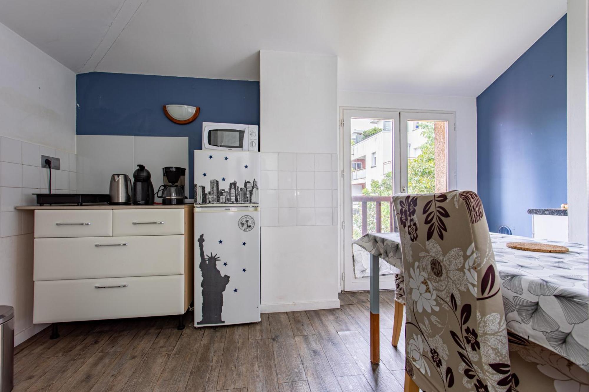 T2 Toulouse 40M2, Lit Queen Size, Climatisation, Quartier Sympa, Terrasse Exterior foto