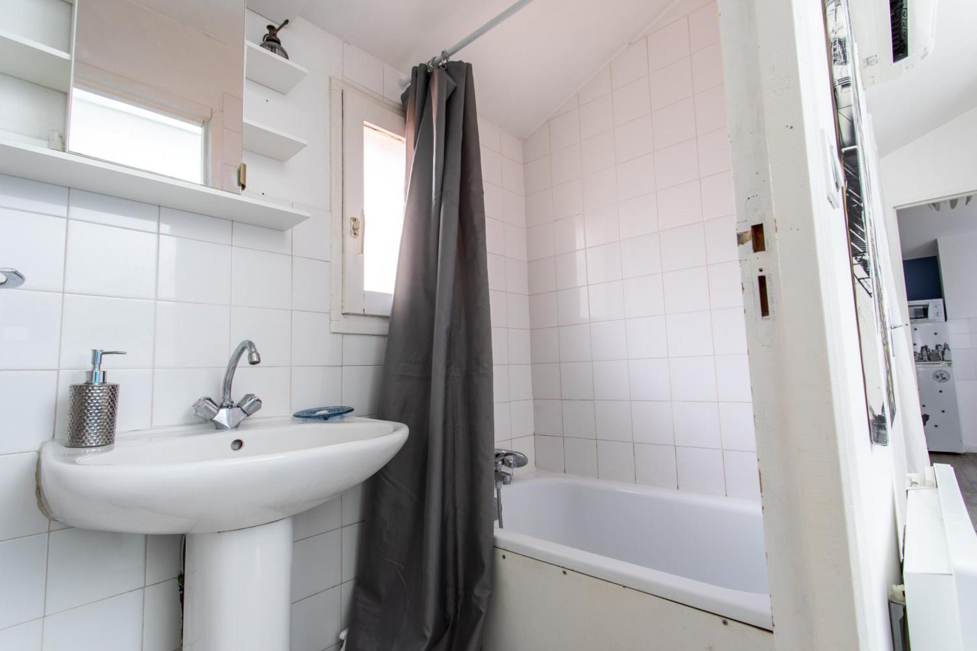 T2 Toulouse 40M2, Lit Queen Size, Climatisation, Quartier Sympa, Terrasse Exterior foto